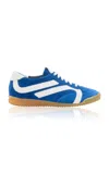 Proenza Schouler Track Leather Sneakers In Blue
