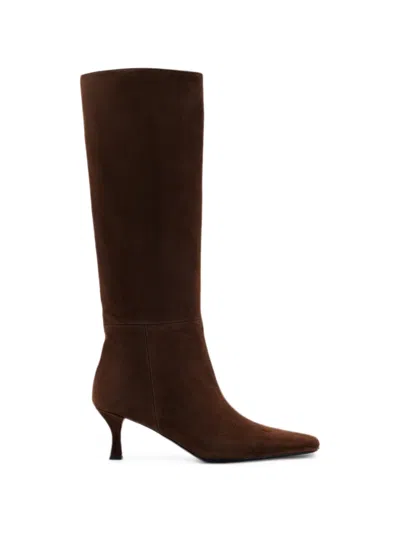 Proenza Schouler Trap Boots In Kidsuede In Brown