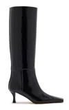 Proenza Schouler Trap Leather Knee Boots In Black