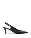 Proenza Schouler Square Toe High Heels In Black