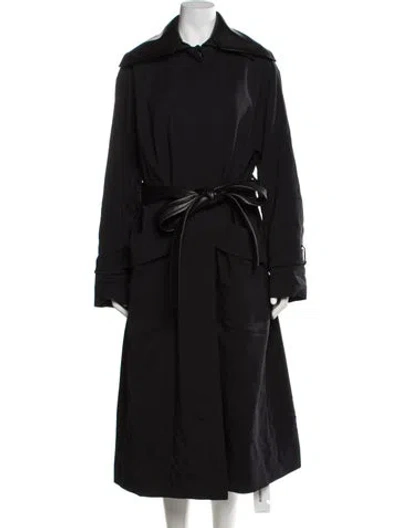 Pre-owned Proenza Schouler Trench Coat In Black