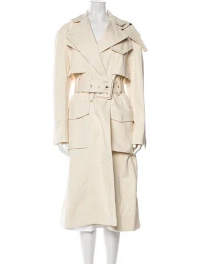 Pre-owned Proenza Schouler Trench Coat In Neutral