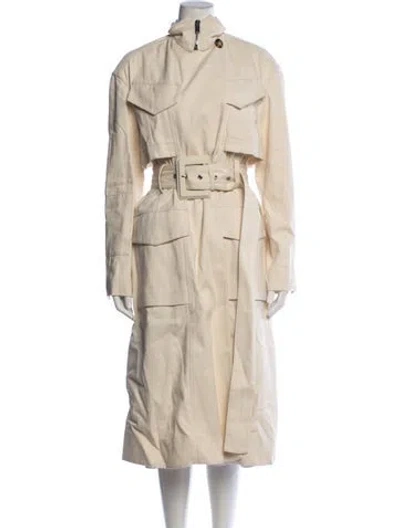 Pre-owned Proenza Schouler Trench Coat In Neutrals