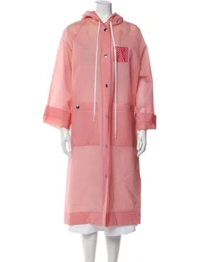 Pre-owned Proenza Schouler Trench Coat In Pink