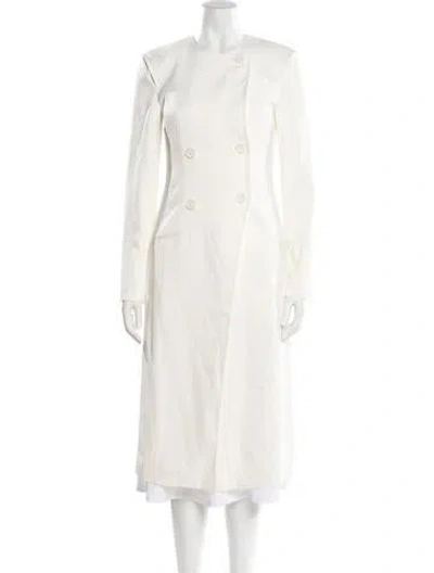 Pre-owned Proenza Schouler Trench Coat W/ Tags In White