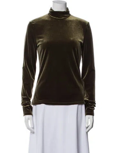 Pre-owned Proenza Schouler Turtleneck Long Sleeve Sweatshirt In Brown