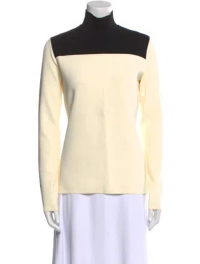 Pre-owned Proenza Schouler Turtleneck Long Sleeve Sweatshirt W/ Tags In Neutral