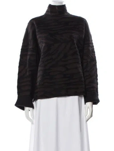 Pre-owned Proenza Schouler Turtleneck Sweater In Brown