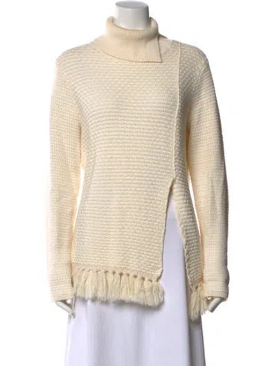 Pre-owned Proenza Schouler Turtleneck Sweater In Neutral