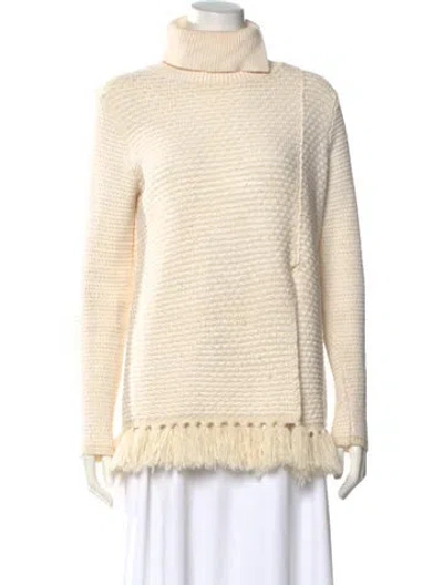 Pre-owned Proenza Schouler Turtleneck Sweater In Neutral