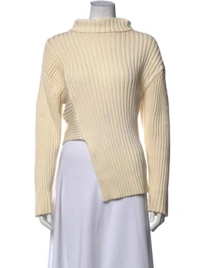 Pre-owned Proenza Schouler Turtleneck Sweater In Neutral
