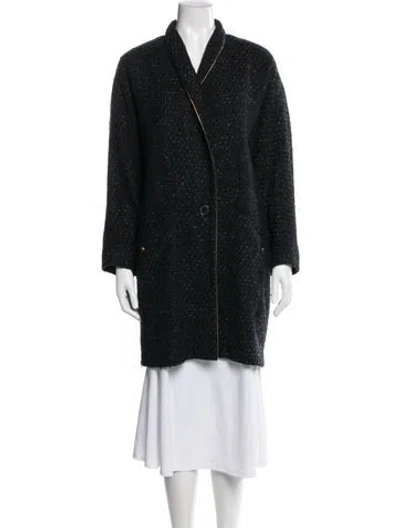 Pre-owned Proenza Schouler Tweed Pattern Coat In Multi
