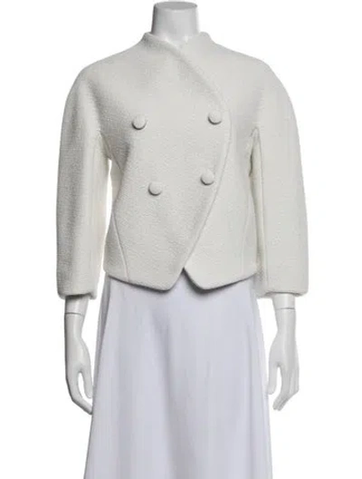 Pre-owned Proenza Schouler Tweed Pattern Jacket In Neutral