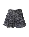 Proenza Schouler Tweed Skater Mini Skirt In Multicolor Cotton In Multi