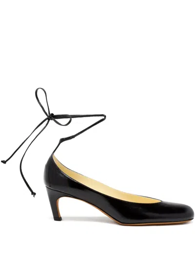 Proenza Schouler Uma Ankle-tie Pumps In Animal Print