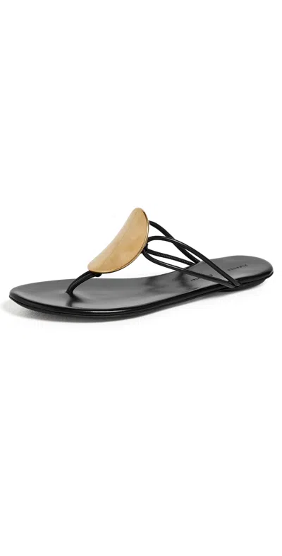 Proenza Schouler Uma Embellished Leather Sandals In Black