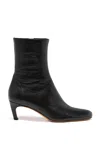 Proenza Schouler Uma Leather Ankle Boots In Black