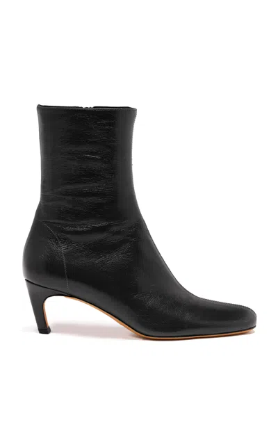 Proenza Schouler Uma Leather Ankle Boots In Black