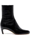 Proenza Schouler Uma Leather Ankle Boots In Black