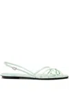 Proenza Schouler Uma Slingback Sandals In Green