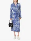 Proenza Schouler Abstract-print Crepe Maxi Dress In Multi