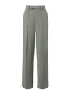 Proenza Schouler Weyes Pant In Matte Double Crepe In Green
