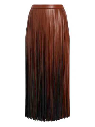 Proenza Schouler Veda Maxi Skirt In Brown