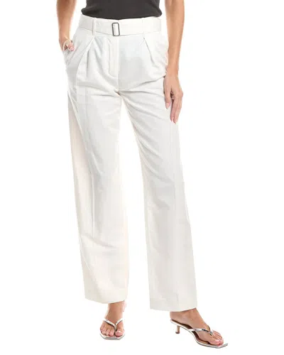 Proenza Schouler Vera Linen-blend Pant In White