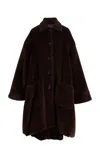 Proenza Schouler Verretta Alpaca-wool Coat In Brown
