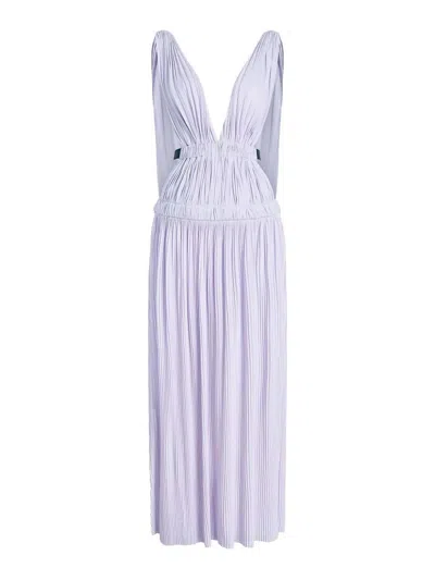Proenza Schouler Serra Dress In Matte Jersey- Lilac In Nude & Neutrals