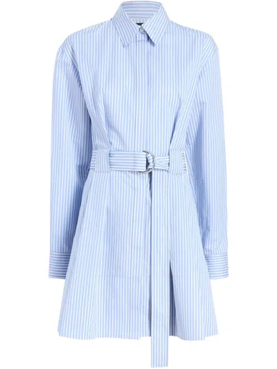 Proenza Schouler Viola Mini Dress In Blue