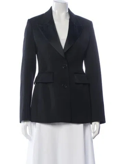 Pre-owned Proenza Schouler Virgin Wool Blazer In Black