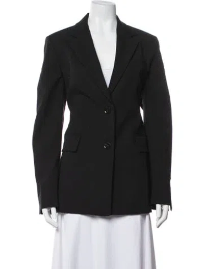 Pre-owned Proenza Schouler Virgin Wool Blazer In Black