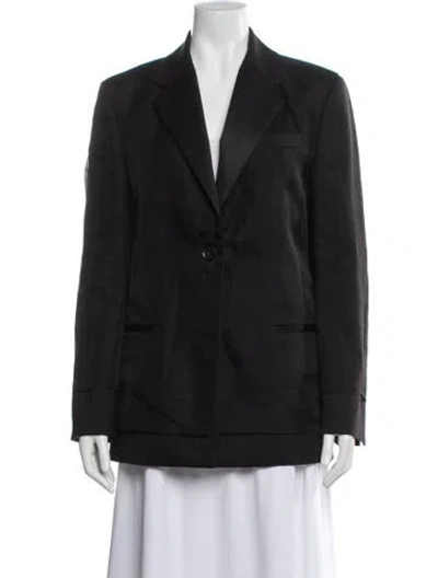 Pre-owned Proenza Schouler Virgin Wool Blazer In Blue