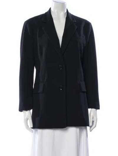 Pre-owned Proenza Schouler Virgin Wool Blazer In Blue