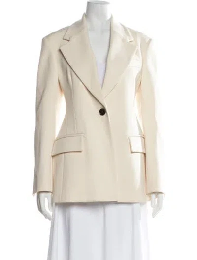 Pre-owned Proenza Schouler Virgin Wool Blazer In Neutral