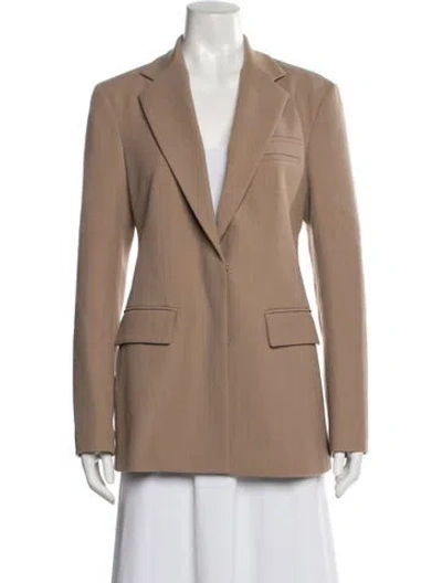 Pre-owned Proenza Schouler Virgin Wool Blazer In Neutral