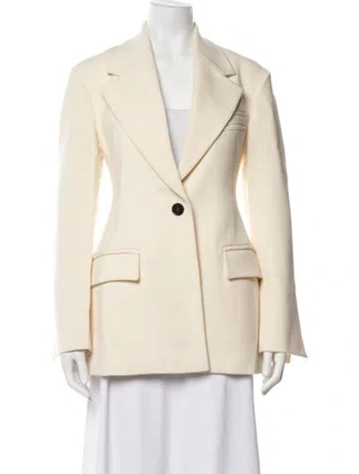 Pre-owned Proenza Schouler Virgin Wool Blazer In Neutrals