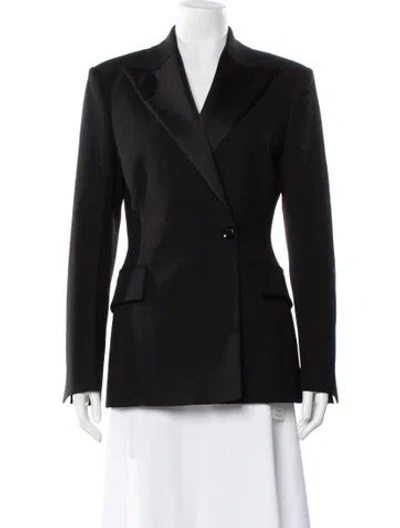 Pre-owned Proenza Schouler Virgin Wool Blazer W/ Tags In Black