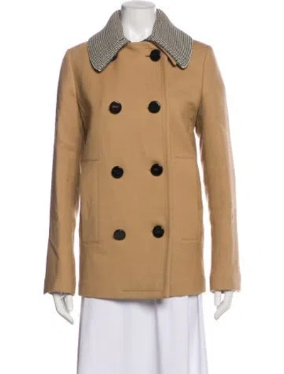 Pre-owned Proenza Schouler Virgin Wool Coat In Neutral