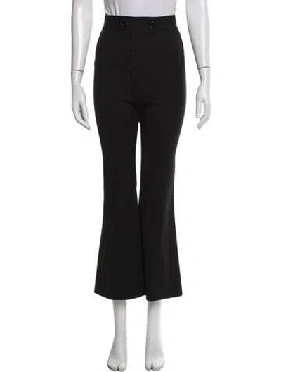 Pre-owned Proenza Schouler Virgin Wool Flared Pants W/ Tags In Black