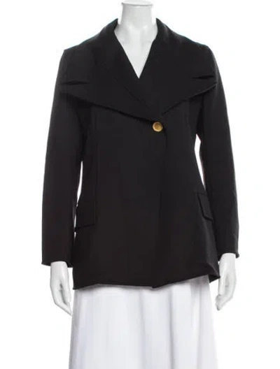 Pre-owned Proenza Schouler Virgin Wool Jacket In Black