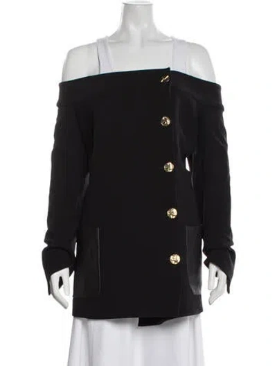 Pre-owned Proenza Schouler Virgin Wool Jacket In Black