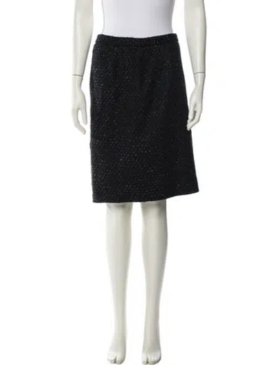 Pre-owned Proenza Schouler Virgin Wool Knee-length Skirt In Black