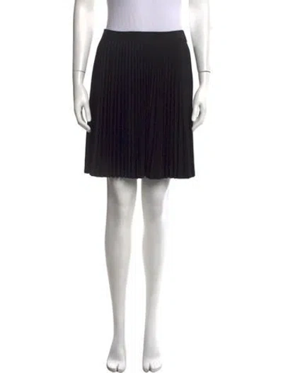 Pre-owned Proenza Schouler Virgin Wool Mini Skirt In Black