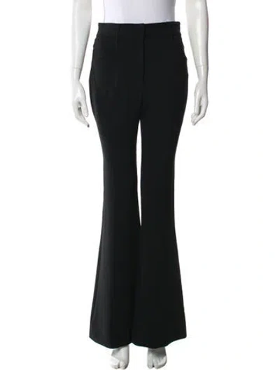 Pre-owned Proenza Schouler Virgin Wool Wide Leg Pants In Black