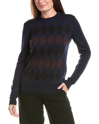 Proenza Schouler Vivian Wool & Silk-blend Sweater In Blue