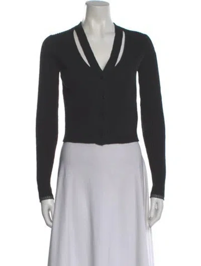 Pre-owned Proenza Schouler V-neck Sweater In Gray