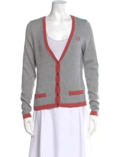 Pre-owned Proenza Schouler V-neck Sweater In Gray