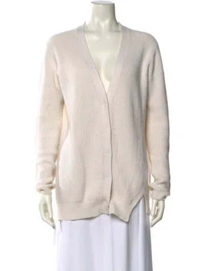 Pre-owned Proenza Schouler V-neck Sweater In Neutrals